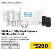 Securitymate WiFi & GSM Dual Network Wireless Alarm Kit