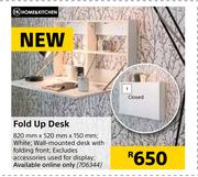 Home & Kitchen Fold Up Desk-820mm X 520mm X 150mm