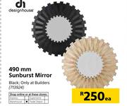 Design House 490mm Sunburst Mirror-Each