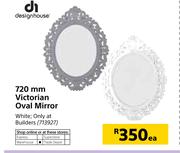 Design House 720mm Victorian Oval Mirror-Each