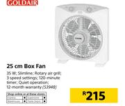 Goldair 25cm Box Fan