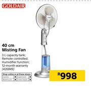 Goldair 40cm Misting Fan