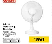 Goldair 40cm Oscillating Desk Fan GDF12Y