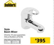 Builders Style Basin Mixer