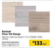 Baobab Floor Tile Range-500mm X 500mm-Per Sqm