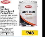 Plascon Sure Coat Solvent Based Plaster Primer-20Ltr