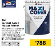 Dulux Solvent-Based Plaster Primer White-5L