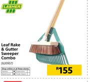 Lasher Leaf Rake & Gutter Sweeper Combo