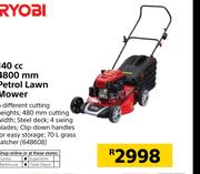 Ryobi 140cc 4800mm Petrol Lawn Mower