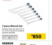 Mastercraft 7 Piece Wrench Set