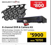 Securitymate 8 Channel DVR & Camera Kit