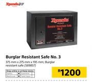 XpandaDIY Burgler Resistant Safe No 3
