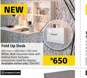 Home & Kitchen Fold Up Desk-820mm X 520mm X 150mm