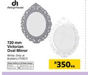 Design House 720mm Victorian Oval Mirror-Each