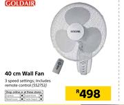 Goldair 40cm Wall Fan 