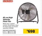 Goldair 45cm High Velocity Floor Fan