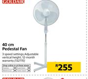 Goldair 40cm Pedestal Fan