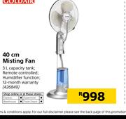 Goldair 40cm Misting Fan
