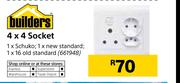 Builders 4 x 4 Socket