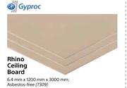 Gyproc Rhino Ceiling Board-6.4mm X 1200mm x 3600mm