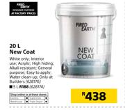 Fired Earth 5Ltr New Coat