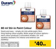 Duram 80ml Stir-In Paint Colour-Each