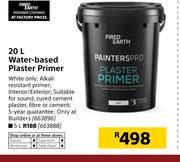 Fired Earth 5Ltr Water-Based Plaster Primer