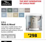 Fired Earth Walls & Wood-2.5Ltr