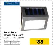 Solar Flair Essen Solar D/Way Step Light In Mushroom Colour