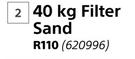 Blue Chem Filter Sand-40Kg