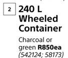 Keter Store It Out Max Wheeled Container-240Ltr