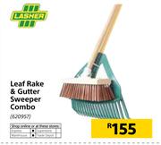 Lasher Leaf Rake & Gutter Sweeper Combo