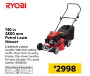 Ryobi 140cc 480mm Petrol Lawn Mower