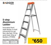Badger 5 Step Aluminium Ladder