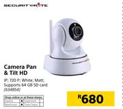Securitymate Camera Pan & Tilt HD