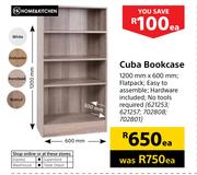 Home & Kitchen Cuba Bookcase-1200mm x 600mm Each