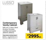 Lusso Contemporary Vanity Cabinet-Each