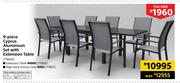 Cyprus Aluminium Extension Table