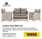 Design House 4 Piece Trevi Patio Set