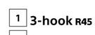 Home & Kitchen 3-Hook