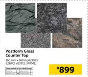 Postform Gloss Counter Top-360mm X 600m