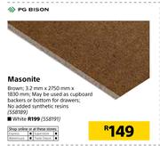 PG Bision Masonite White