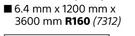 Gyproc Rhino Ceiling Board-6.4mm X 1200mm x 3600mm