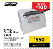 Major Tech 12-Way Distribution Board