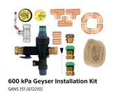 600 kPa Geyser Installation Kit SANS 151