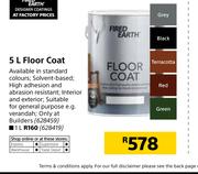 Fired Earth 5L Floor Coat