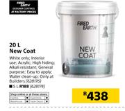 Fired Earth 5Ltr New Coat