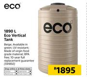 Eco 1890Ltr Vertical Tank
