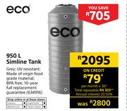 Eco 950Ltr Slimline Tank