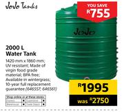 Jojo Tanks 2000Ltr Water Tank